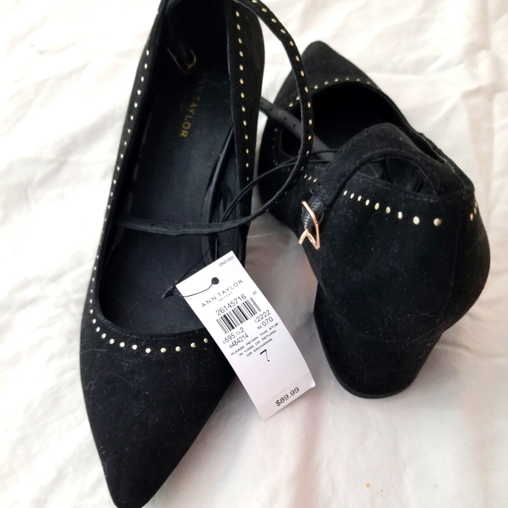 Ann Taylor velvet dress shoes